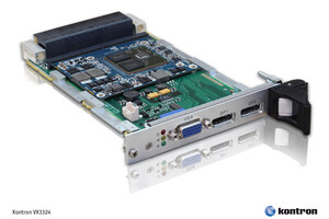 New Kontron 3U VPX graphics board provides desktop-class AMD graphics in a rugged, long-term available form factor