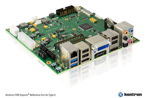 COM Express® reference carrierboard for type 6 Computer-on-Modules ideal for the development of small and portable applications