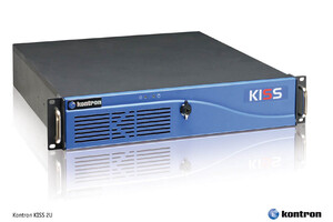 Kontron KISS 2U industrial server with 4 fast  PCI Express x4/x16 expansion slots