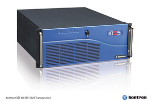 Kontron KISS 4U KTC-5520 Transportation — a powerful passenger infotainment server