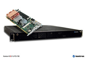 Kontron KISS 1U PCI-760: Ultra-slim 1U industrial servers now with Intel® quad-core processors