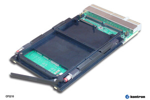 Kontron CP3210: Rugged Conduction-Cooled 3U CompactPCI® CPU board with enhanced PowerPC performance