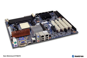 Kontron KT780/ATX motherboard with AMD Quad Core processor performance and high-end graphics features
